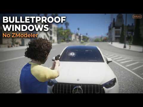 How to Make Bulletproof Windows in FiveM - No ZModeler Required (Free)