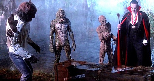 The Monster Squad's Gillman design has the face of the Creature from the Black Lagoon hidden in its scales
