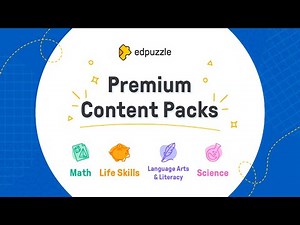 Edpuzzle Premium Content Packs