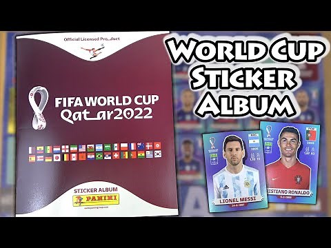 NEW WORLD CUP 2022 Panini Sticker Book Showcase | Album Update After 100 Packs Opened | EARLY LOOK