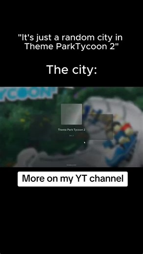 Exploring My City in Theme Park Tycoon 2