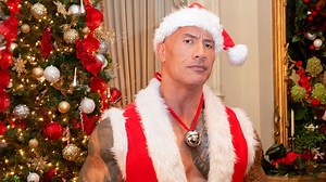 The Rock Works Out With "Santa" In Promotional Christmas Video