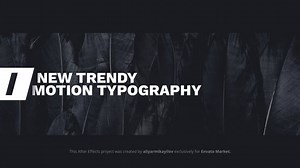 Modern Dynamic Motion Typography Titles and Text Animations