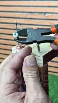 Use rivets to join wood and be amazed by the strength #Woodworking #DIYHack #WorkshopTricks