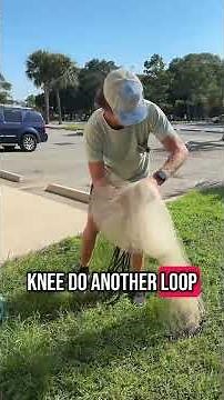 How to throw a 10ft cast net - overhand technique