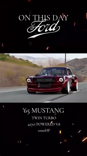 Ford Mustang Race Car #onthisday #ride #mustang #musclecar #racing