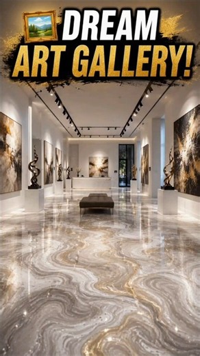 Luxury Art Gallery Transformation! 🖼️✨ #shorts
