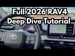 2026 RAV4 Full Interior Tutorial: Features and Functions.