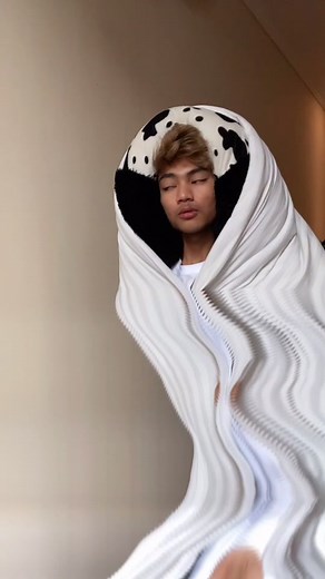 Transformative Movement Art with Cartoon Character