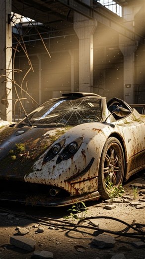 Scrap To Road on Instagram: "Try My favourite Car accessories & Gadgets Link in Bio Full Restoring Pagani Zonda HP Barchetta In this video, we explore the full restoring of a Pagani Zonda HP Barchetta found in city ruins for 820 years. This incredible supercar was discovered completely buried under concrete in a post-apocalyptic wasteland, having been abandoned for centuries. Upon extraction, the condition was heartbreaking: heavy oxidation and rust covered the body, thick moss grew deep within