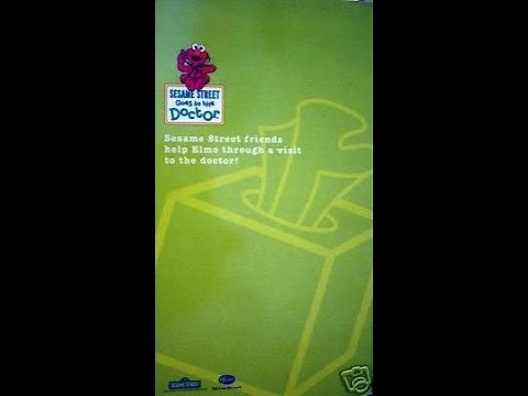 Sesame Street Goes to the Doctor 1999 VHS