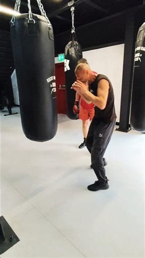 Basic boxing moves with a punch#shorts