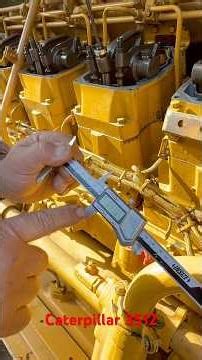Caterpillar 3512 injector setting #shots #fpyシ #mechanic #tranding