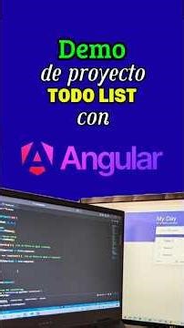 Crea tu primera aplicación con Angular (TO DO LIST) #framework #angular #frontenddeveloper #demo
