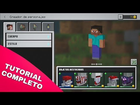 COMO CREAR & EDITAR TU SKIN EN MINECRAFT BEDROCK EDITION | *BIEN EXPLICADO*