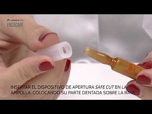Cómo abrir las ampollas de Endocare