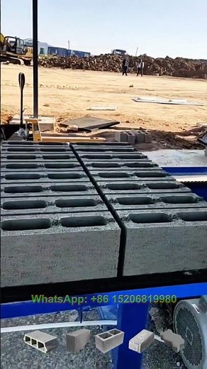 Osino fully automatic cement concrete hollow block making machine / HB equipment in Micronesia