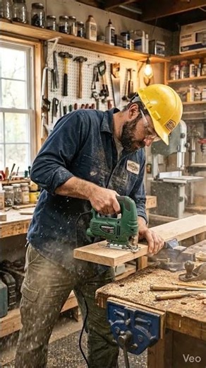 Satisfying Jigsaw Cutting on Oak Wood | Real Workshop Skills | MIKROCRAFT Tools