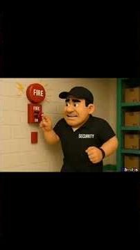 Fire alarm! 😆 (Part1) #adventure #cartoon #entertainment #comedy