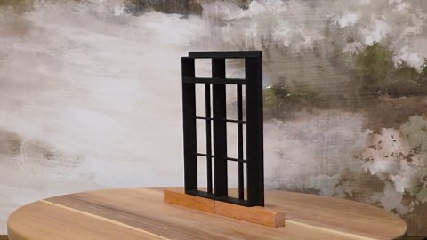 Modern Dollhouse Miniature 6 Grid Double Window With Transom, 3D Printed 1:12 Scale Model Frame With Exterior Trim - Etsy