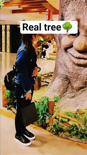 Is this real or magic? A tree like thisexists?🌳#shorts