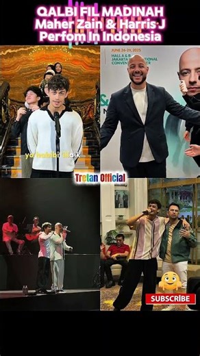 Qalbi Fil Madinah Maher Zain & Harris J Perfom in Indonesia 👍❤