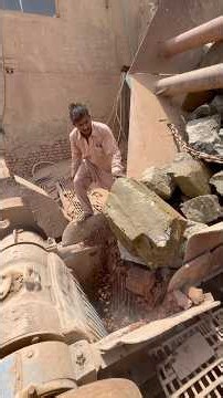 Massive Rock Jam in Stone Crusher! Hand Feeding & Hammer Fix | Satisfying Crushing Process
