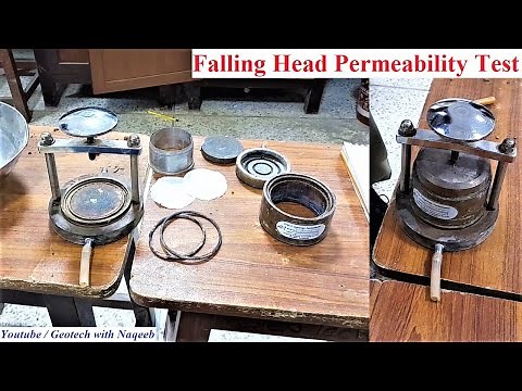 How to Perform Falling Head Permeability Test in Lab | Geotech with Naqeeb