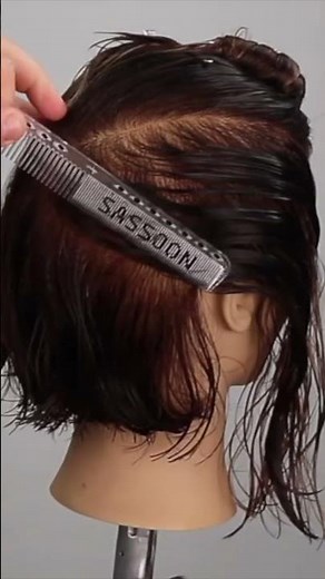 How To Cut A Layered Bob Haircut Tutorial