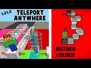 17 ways to use Ender Pearl Chunk Loaders… Wireless Redstone Teleporter, Nether Pearl Stasis chamber