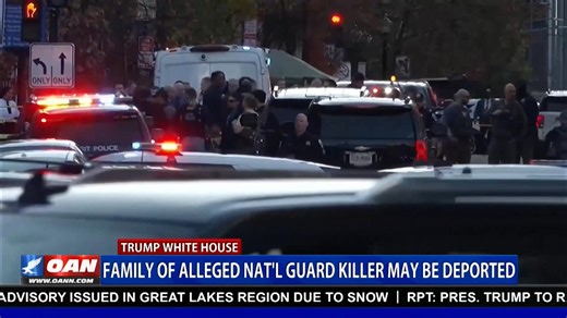 President Trump told reporters Thursday that the wife and 5 Children of the Afghan refugee accused of shooting 2 national guardsmen in Washington, D.C. could face deportation. Watch OAN Live here: https://live.oann.com/home.ktv?utm_source=socials&utm_medium=social media&utm_campaign=fb | One America News Network