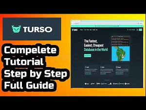 Turso Tutorial - How to Use Turso Tutorial For Beginners