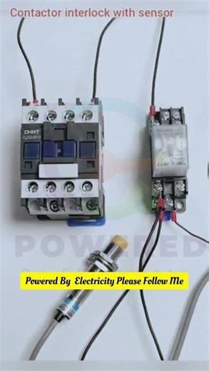 Contactor interlock with sensor