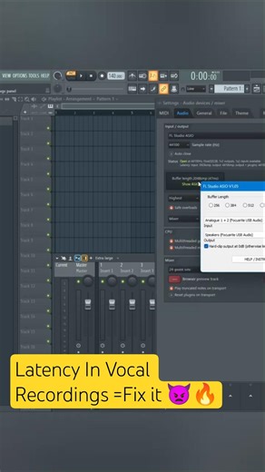 Latency In Vocal Recordings: How To Fix It 👿#shorts