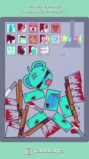 Helping Sky in the Castle Adventure Game