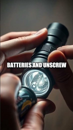 Pulse and Power Inside a Battery Powered Flashlight
