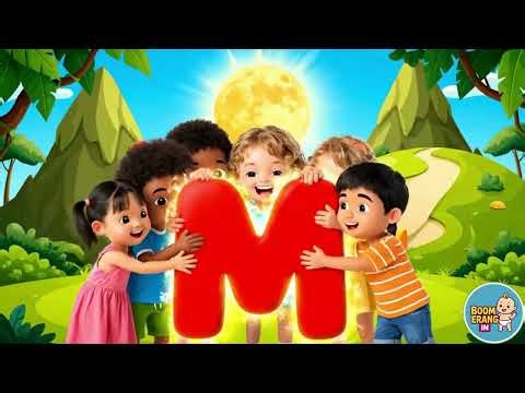 Alphabet M Song for Kids | Monkey, Moon & Mango Fun | ABC Phonics Rhyme by BoomerangIN