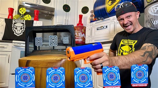 We turned our kitchen into the ultimate Nerf blaster range | Father-son test & review