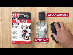 FiberWeld Permanent Repair Cast - How to Use (Chair)