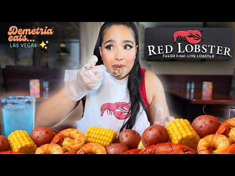 Trying Red Lobster’s New Seafood Boil - Is It Worth It? | Demetria Eats | Review