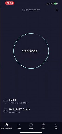 Netzgeschwindigkeiten DEUTSCHLAND o2 5G Test Stadt Duisburg Dezember 2022 #o2