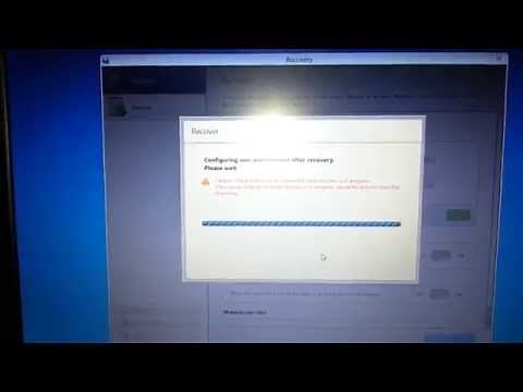 How to Factory Reset your Samsung Windows 8 laptop