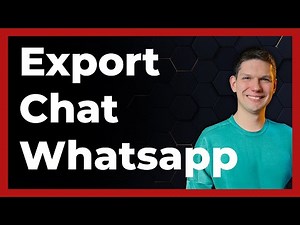How To Export Chat In WhatsApp On PC Or Laptop - ⁠ (2024) - Full Tutorial (latest update)