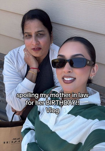 Happy birthday to my mil🩷 she told me I made her entire year🥹 #birthdaysurprise #motherinlaw #family #vlog