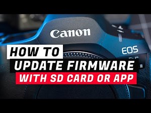 How to Update Firmware on Any Canon Camera - EOS R5 Mark II