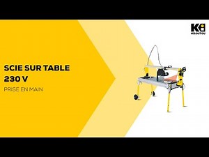 Comment utiliser la scie sur table 230 V / longueur max. 1500 mm ? | Kiloutou