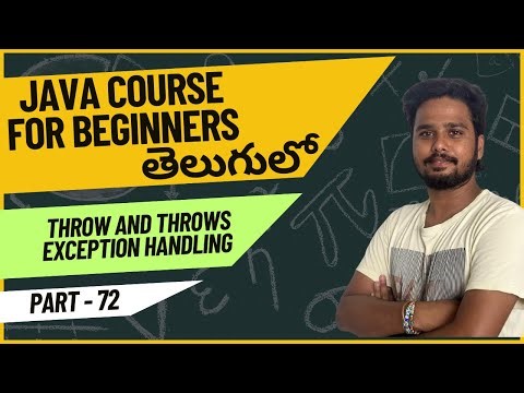 Core Java Course - Java Throw vs Throws Whats the REAL Difference - Part 72 | Java Programming