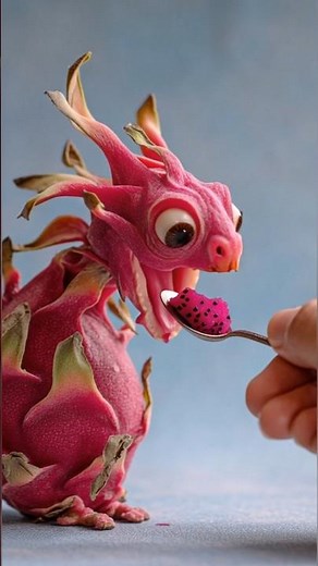 Round of eating #asmr #mukbang #food #eating #viral #fruit #ai #dragon #lemon #aivideo #memes #food