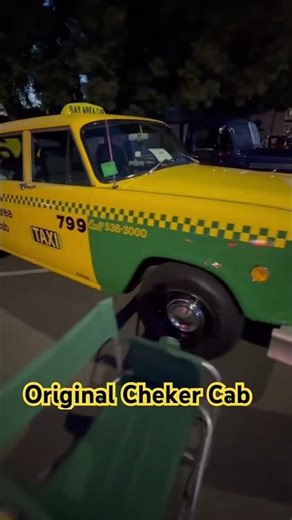 One of the original Checker cab cars.