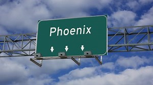 4k Animated Highway Road Sign Phoenix: vídeo stock (100% livre de direitos) 9938912 | Shutterstock